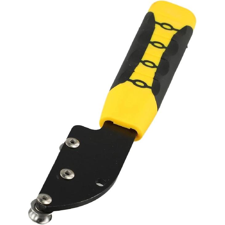 Metal Wire Straightener Tool Set Soft Wire Straightening Angle Adjuster for Jewelry Construction Electrician 2 Pack Yellow(2PCS)