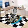 1pc Football Team Design Area Rug - Non-Slip, Soft & Cozy Floor Mat for Living Room, Bedroom, Office - Indoor/Outdoor Decorative Carpet
