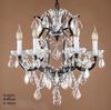 European retro crystal chandelier E14 attic living room bedroom home decoration luxury villa dining room candle LED chandelier