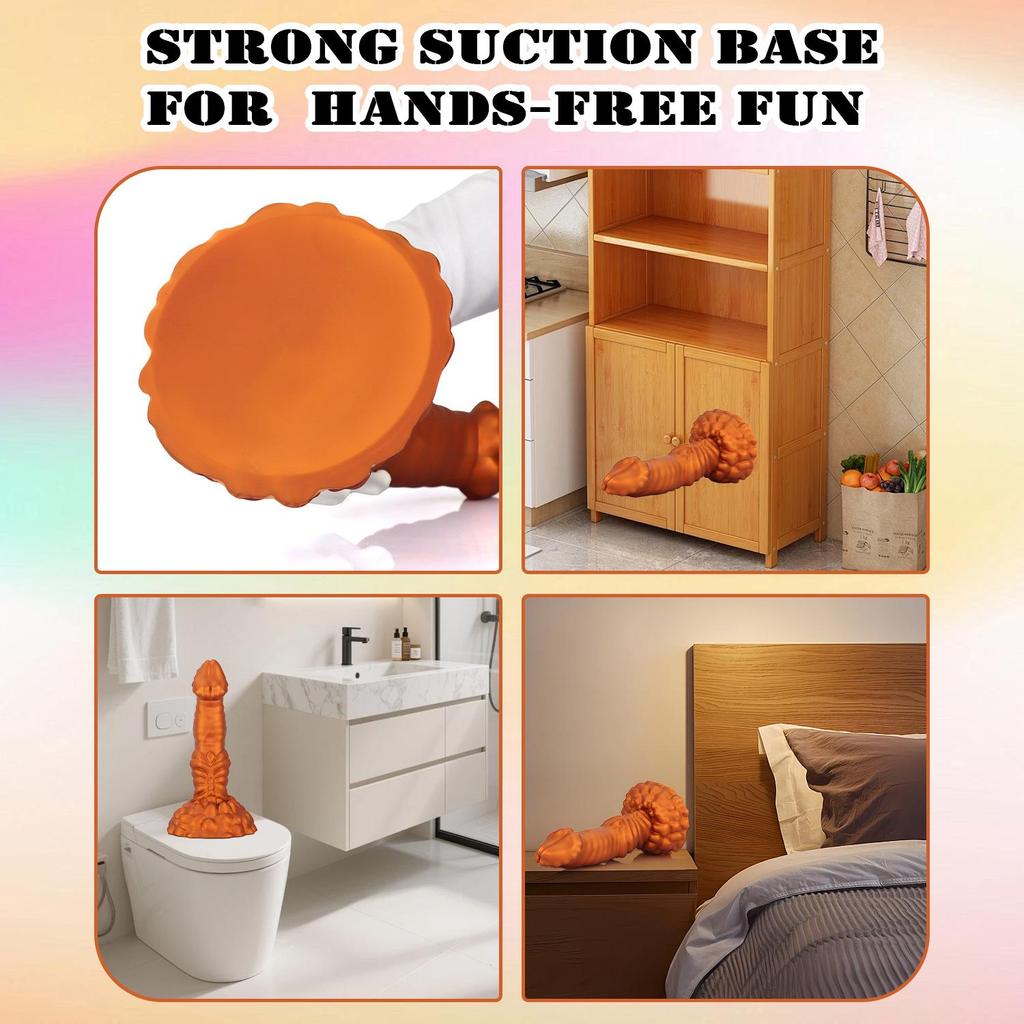 Alien Silicone Dildo Anal Plug Erotica Toy