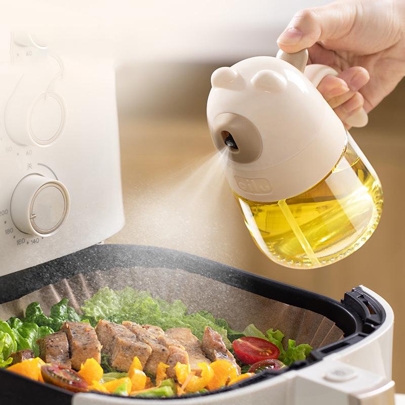 Lisovací typ Skleněný rozprašovač oleje Láhev na olej Rozprašovač oleje Nádoba na olej BBQ Kuchyně Pečení Pečení Piknik Kuchyňský nástroj skleněný Rozprašovač oleje