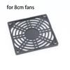 2pcs/pack 40mm 50mm 60mm 80mm 120mm PC Mesh Fan Dust Filter Dustproof Case Guard Grill Protector Cover 12cm Computer Plastic Front Plate