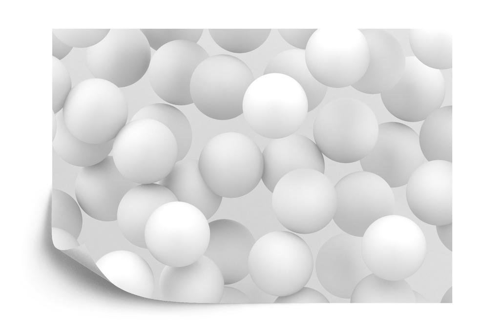 Photomural White Balls Self-Adhesive Mural 180x120