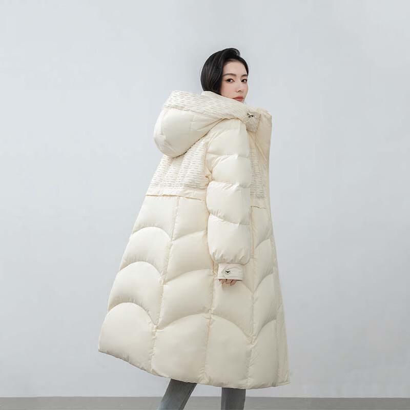 Yaya Women's Long Hooded Down Jacket