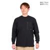 The North Face Long Sleeve Field Pocket Stain UV Size L Men's Tee, Resistant, Guard, Black,