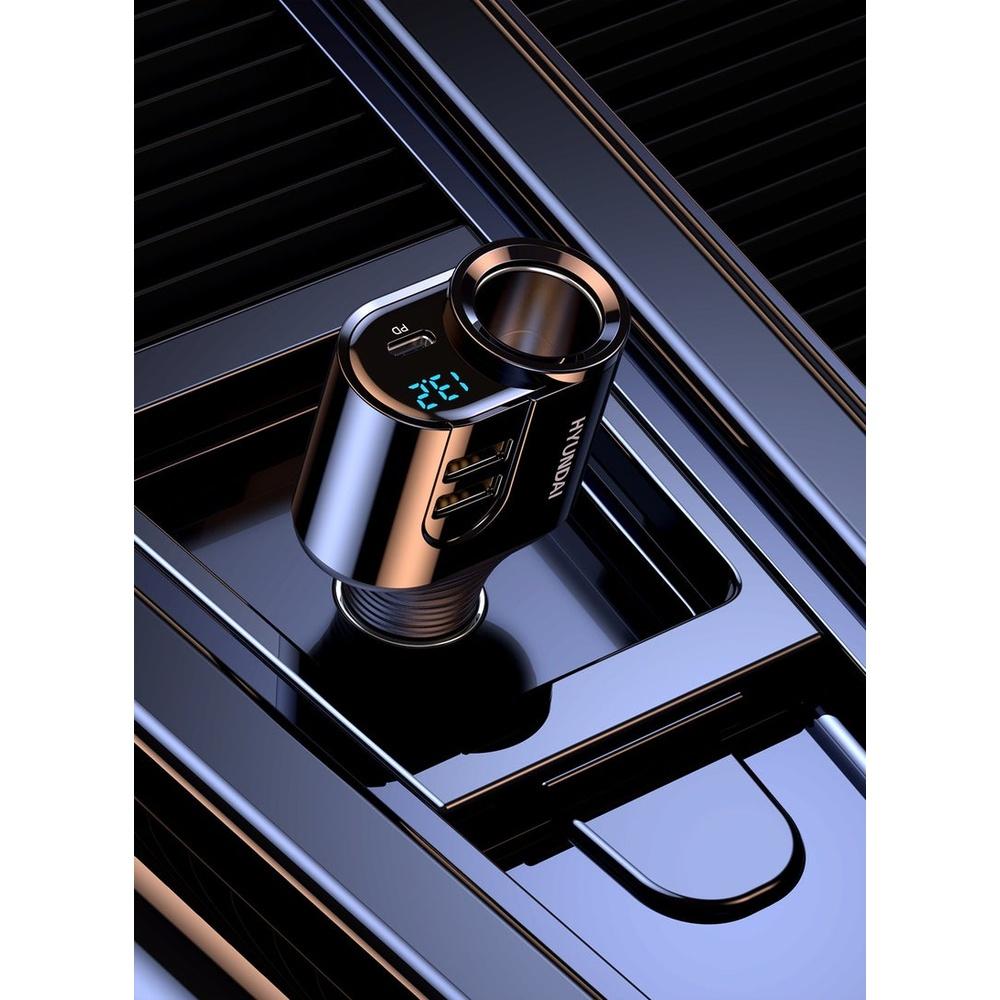Car Charger Splitter PD30w QC3.0 Lighter Adapter Car Lighter Socket Splitter with Switch