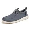 Scarpe Casual da Uomo in Denim e Tela da Esterno Scarpe Vulcanizzate Moda Stile Lusso Designer Traspiranti Sneakers Mocassini da Uomo 2024