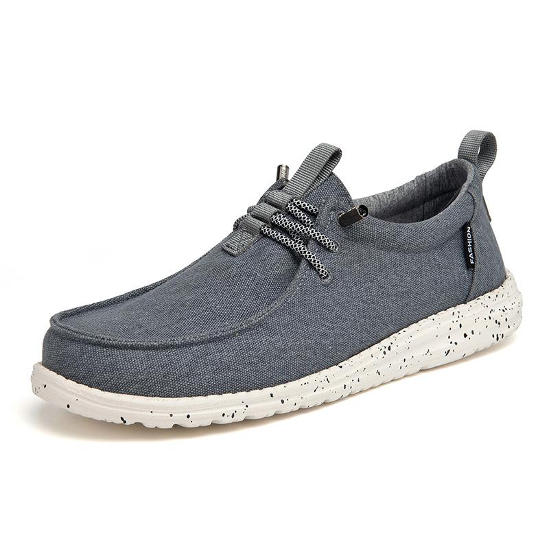 Scarpe Casual da Uomo in Denim e Tela da Esterno Scarpe Vulcanizzate Moda Stile Lusso Designer Traspiranti Sneakers Mocassini da Uomo 2024