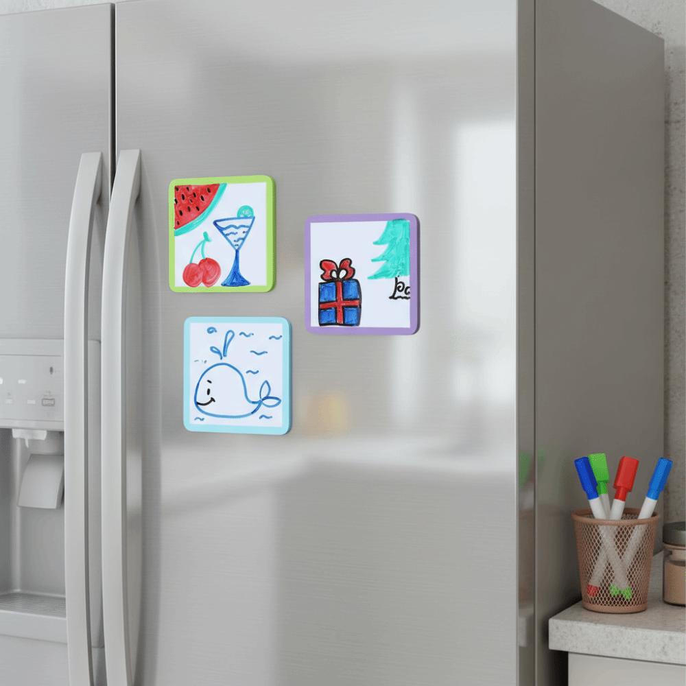 Writable Memo Boards Multifunctional Magnet Name Tags Whiteboard Label Stickers Office