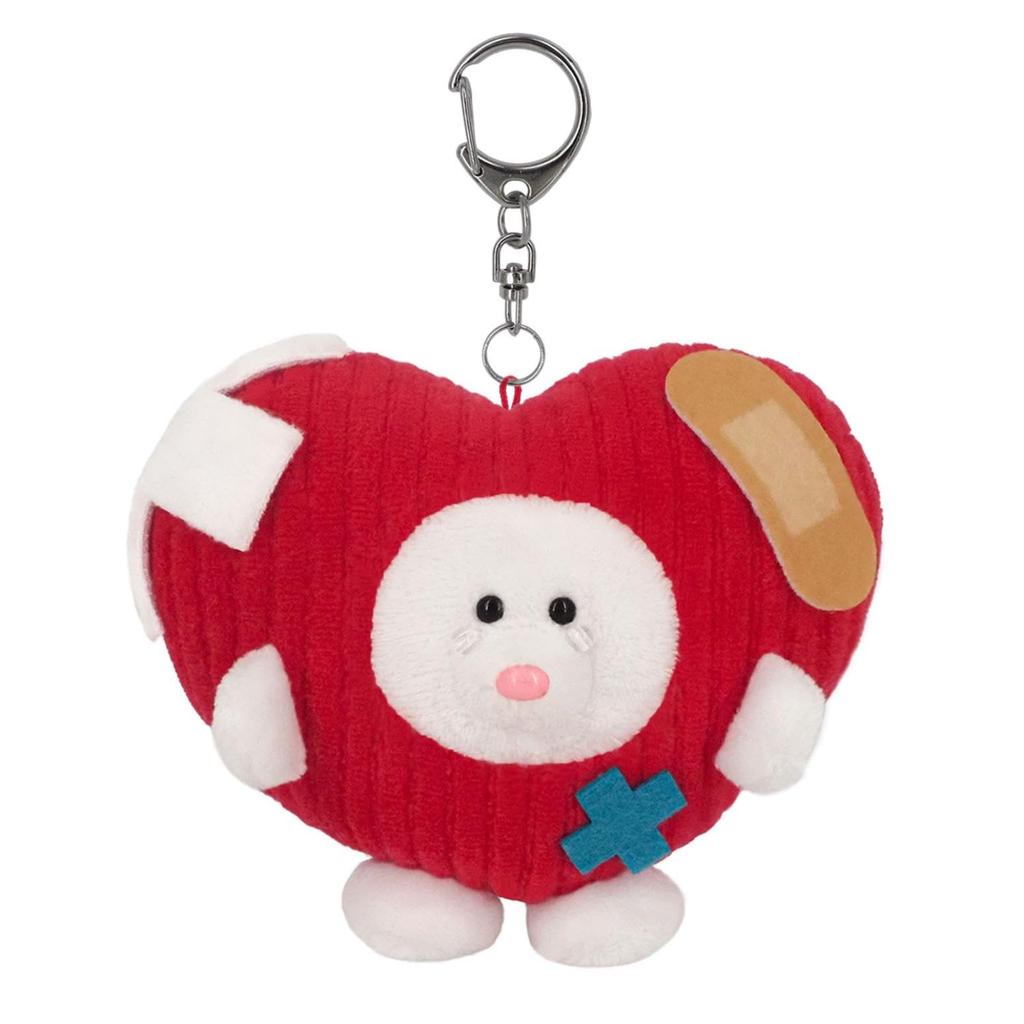 Sanei Boeki Mottk Broken Heart X D6 X Plush MK01 Mascot. Size Approx. W11.5 H9cm. Toy.