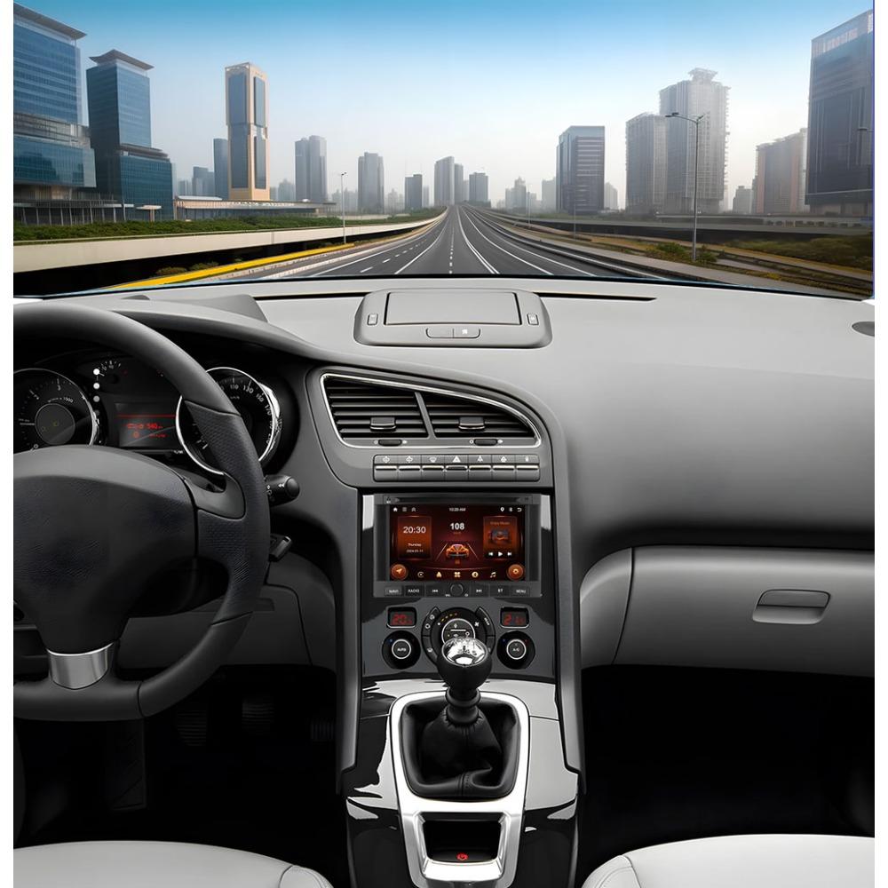 7 tums bilradio Android för Peugeot 3008 5008 2010-2016 Auto Multimedia Stereo Navigation 1+32GB