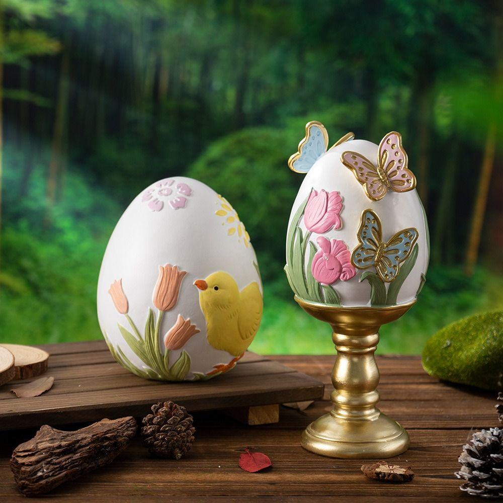 Easter Decor Easter Egg Decoration Butterfly Pattern Easter Decorative Egg  Easter Party