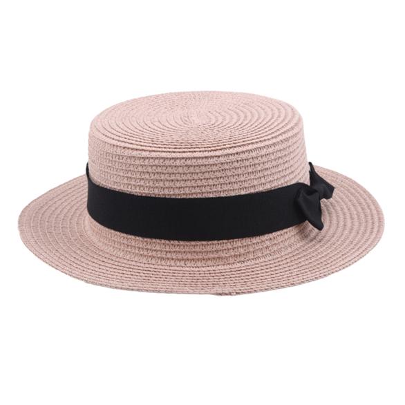 Buy British Style Retro Straw Hat Flat 