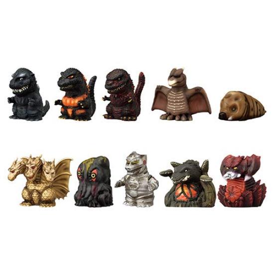 Godzilla Soft Vinyl Puppet Mascot Box of 10