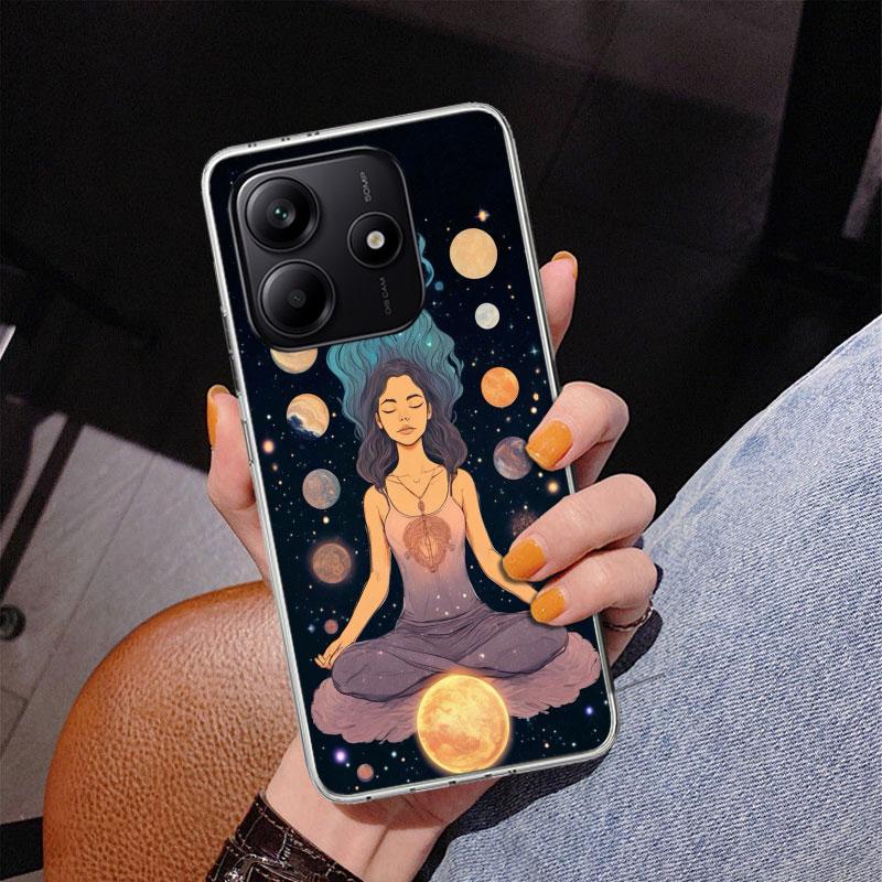 Meditation Yoga Girl Phnoe Case for Phnoe Case for Xiaomi Redmi Note 15 14 14S 13 Pro Plus 12 12S 11S 11E 10S 10 11T 5G Unique C