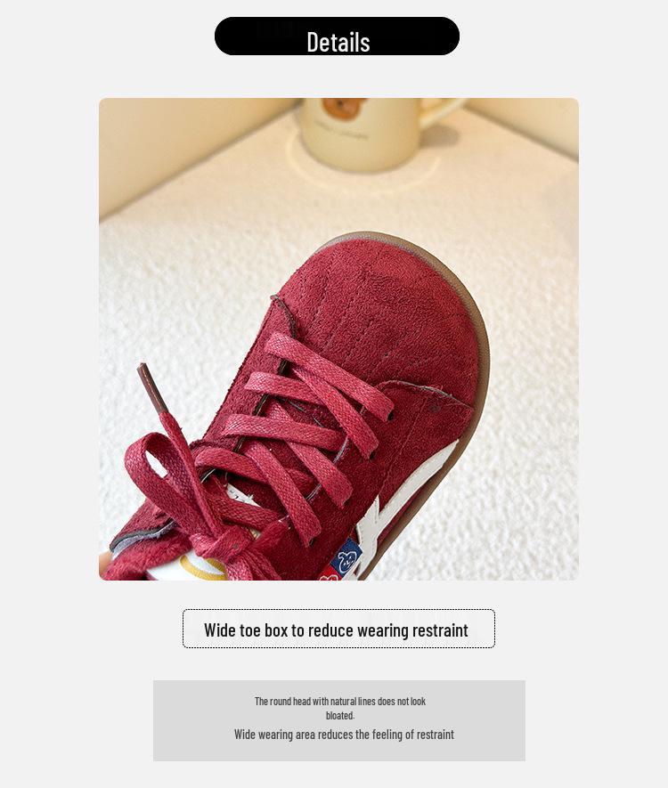 2025 Winter Kids' German Sports Shoes - Girls' & Boys' Velvet-Lined Non-Slip Soft Sole Forrest Gump Shoes