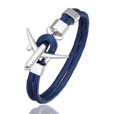 Charm Herren Flugzeug Anker Armband für Frauen Sky Survival Flugzeug Kette Freundschaftsarmbänder Femme Paar Schmuck Homme Geschenk Neu