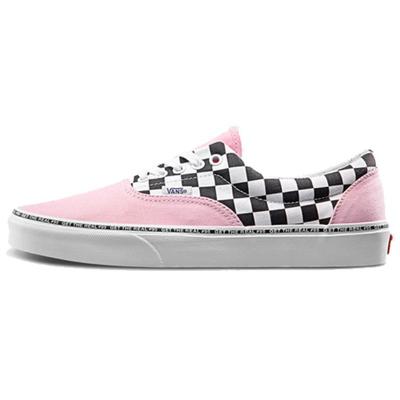 Zapatillas Casuales Estilo Retro para Skate Unisex Cuadrícula Rosa VN0A38FRTO1