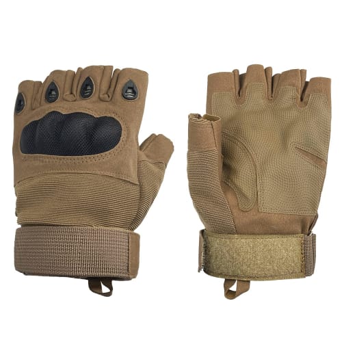 

Socpuro Half-Finger Tactical Gloves, Thimble Gloves for Airsoft, Sports, Half-Finger, Men s Army Gloves, Half-Finger Outdoor Gloves, Fingerless, Summe