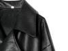 Autumn New European and American Style Lapel Lace-Up Commuter Leather Jacket