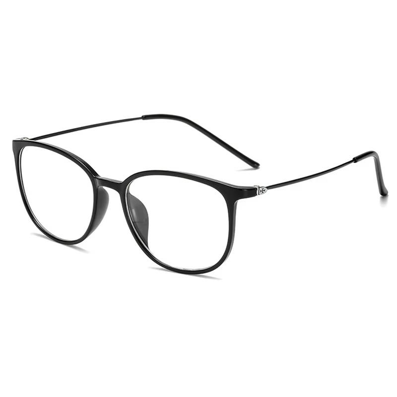 Anti-blue Light Myopia Prescription Lenses Eyeglasses Women s Men s Round Glasses Frame Nearsighted Prescription Lenses Eyeglasses Diopter Espejuelos -5