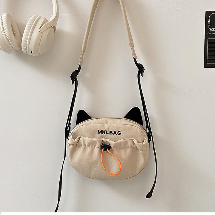 Ladies' Crossboay Bags Cute 3D Cat's Ears Kawaii Cute Casual Versatile Mini Bags Outdoor Sports Portable Crossboay Bags For Girl