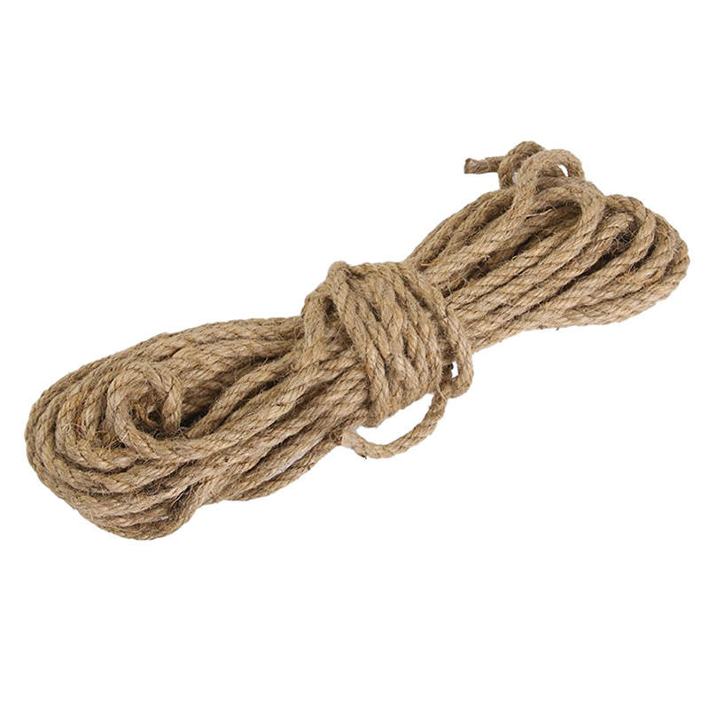 1-10m 3ply 6mm fuerte /& Grueso Hilo Cadena Natural Yute Arpillera Arpillera Rústico