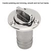 316 Stainless Steel Oval Garboard Drain Plug Vent Connector Fitting Boats Parts