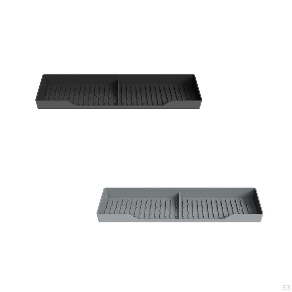 Premium silikon topporganisator med justerbare skillevegger
