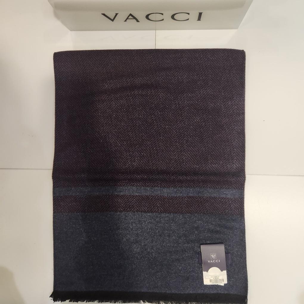 Unisex soft and cozy rayon blend wine navy herringbone pattern long muffler VM1N4BR116N