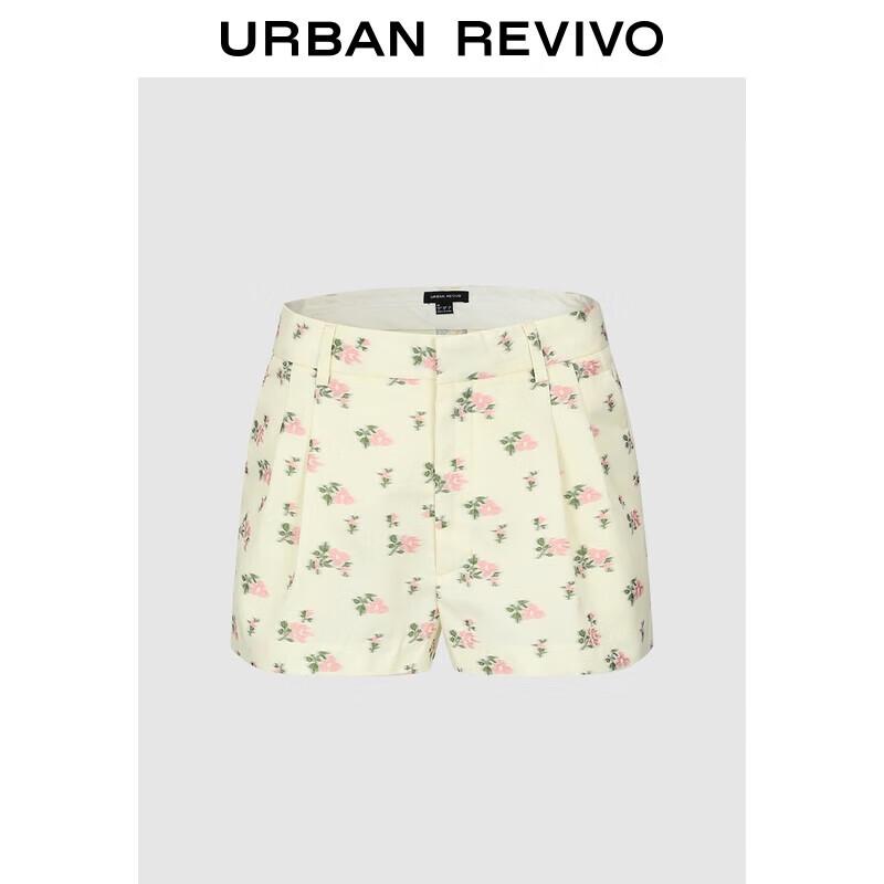 Шорты UR 2025 Осень с французским цветочным принтом XL