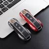 Porsche Carbon Fiber Leichte Schlüsselhülle für Cayenne, Panamera, Macan, 911 - Ersatzhülle mit Schnallenverschluss
