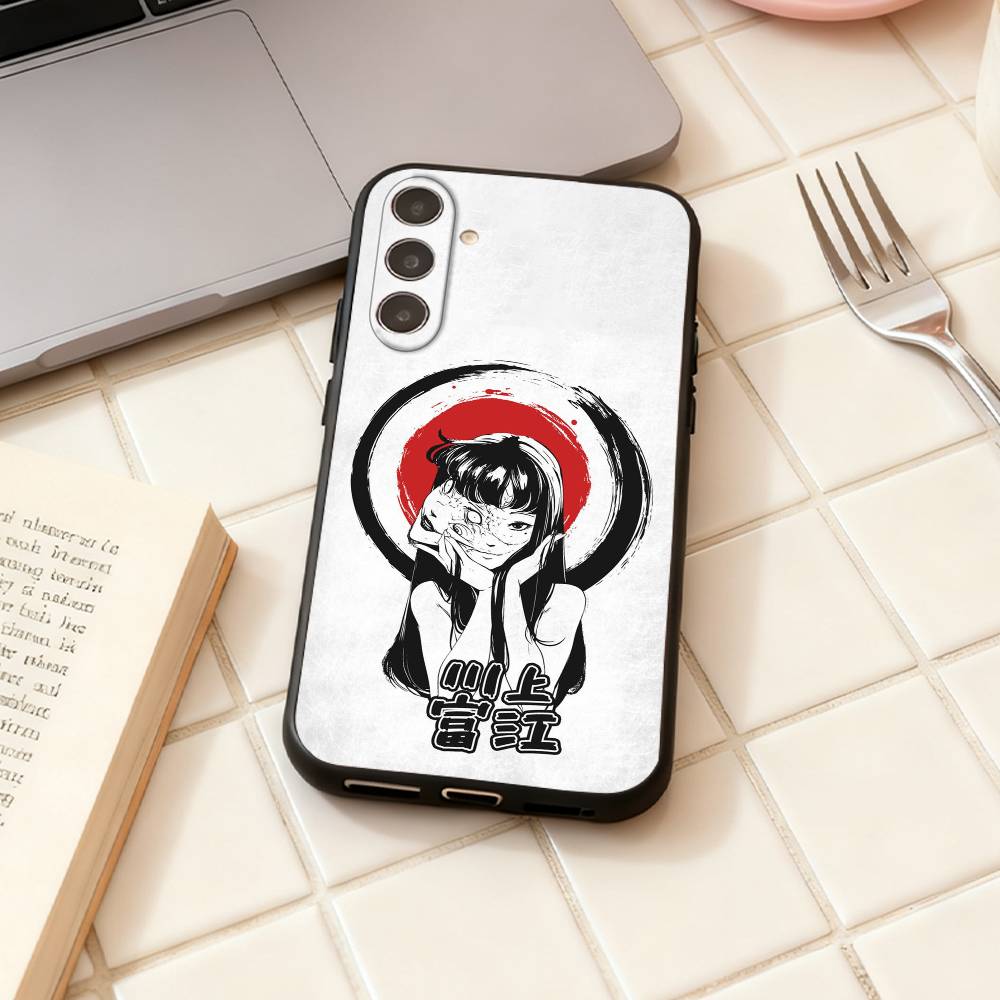 HOT Comics T-Tomie phone Case For Samsung Galaxy A73,A72,A71,A70,A53,A52,A51,Others Soft Black Shell
