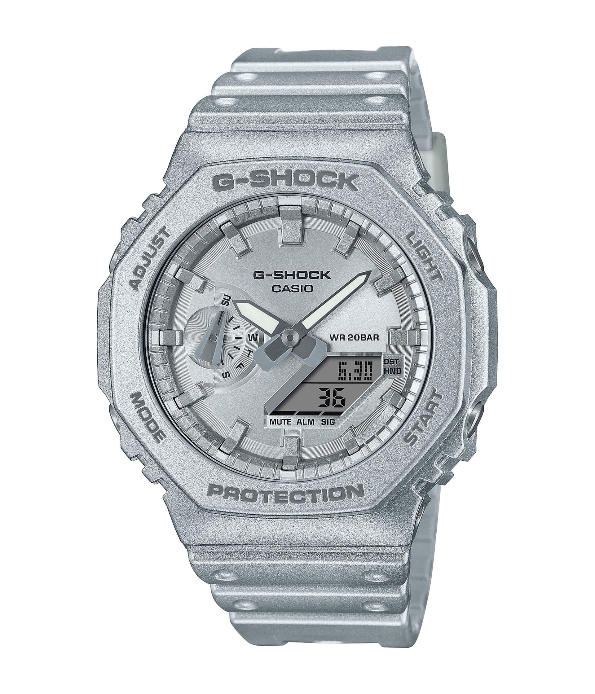 

Серый One Modern G-Shock GA2100FF-8A Размер, спортивный. серый