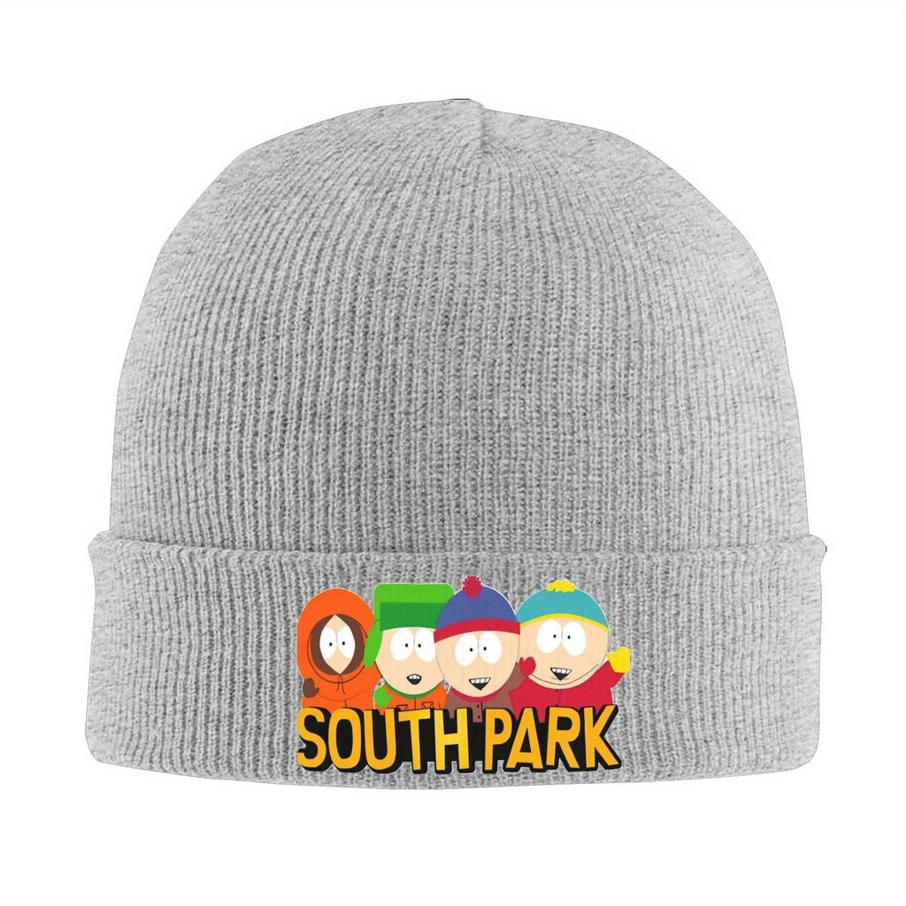 Cartoon Southparks Hats Autumn Winter Skullies Beanies Ski Caps FeUnisex Unisex Acrylic Knitted Hat