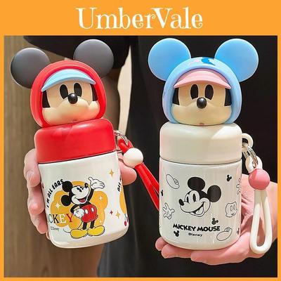 Mickey Mouse Kids Insulated Bottle With Leakproof Lid For School And Travel