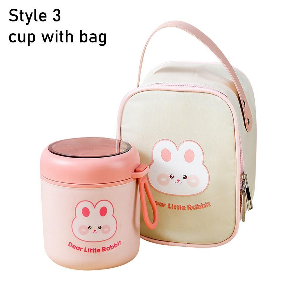 1Pcs Sealed Soup Bowl Insulated Breakfast Cup Porridge Cup Breakfast Box Vacuum Insulated Soup Can
