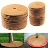 6pcs Premium Thick Coconut Fiber Mulch Rings - Natural Plant Protection for Pots, Trees & Seedlings, Weed Barrier
