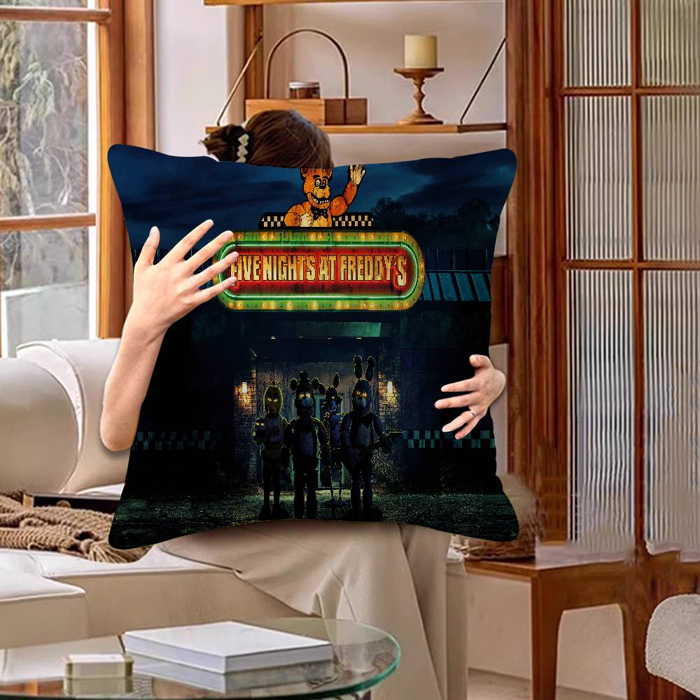 Fnaf F-FiveS-nights-At-Freddys Pillow Gift Home Office Decoration Bedroom Sofa Car Cushion Cover Case 45x45