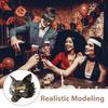 Half Face Halloween Mask Animal Cosplay Mask Punk Masquerade Mask  Men