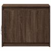 LED Sideboard Brown Oak Effect 72 x 34 x 61 cm Particleboard