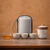 Portable Ceramic Ru Kiln Travel Tea Set