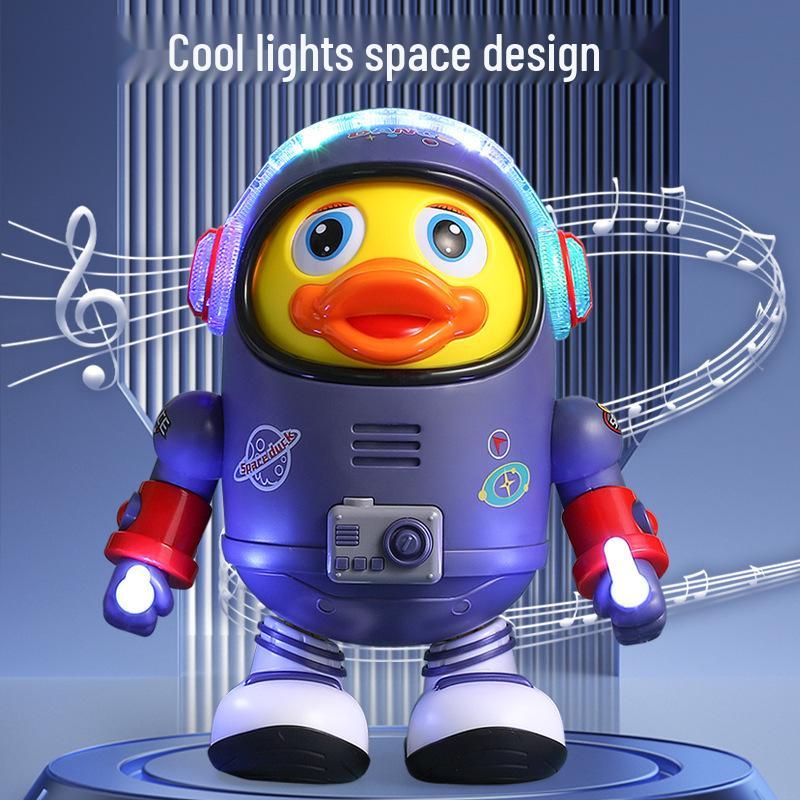 

Douyin Dancing Robot Toy - Electric Steel Action Figure with Space-Themed Yellow Duck for Kids Battery-powered Space Duck