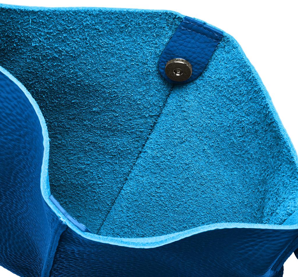 Unplug Calf Leather Shoulder Bag 157001 Blue