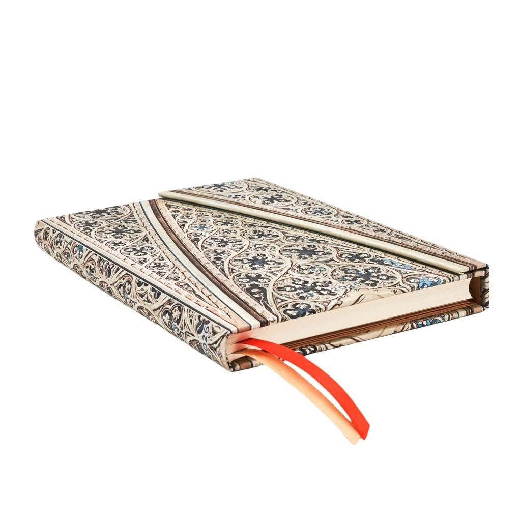 Paperblanks 2026 Diary, Hardcover, Midi Edition, Milan Cathedral Dome, DJ1218-5