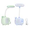 Kids Reading Light TV Style Base Silicone Gooseneck USB Charge Soft LED Light Kids Desk Lamp for Stu