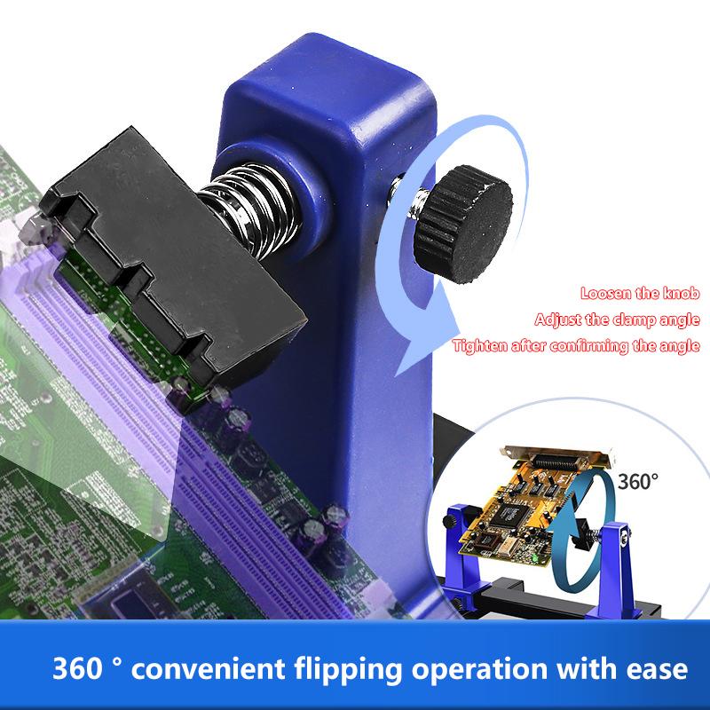Comprehensive Circuit Board Maintenance Holder for Welding and Dismantling with 360° Rotation
