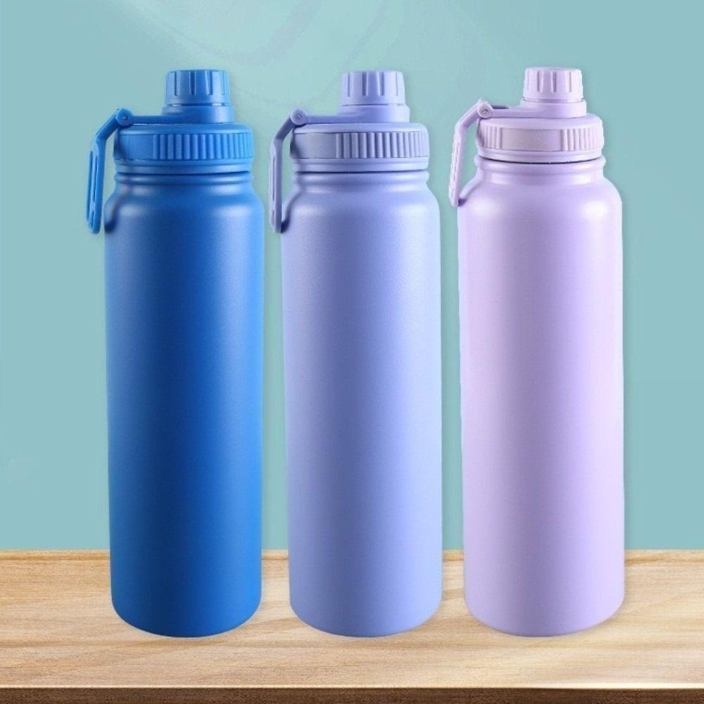 Stainless Steel Insulated Water Bottle 800ml Vacuum Flasks Outdoor Cup Insulated Tumbler  Office