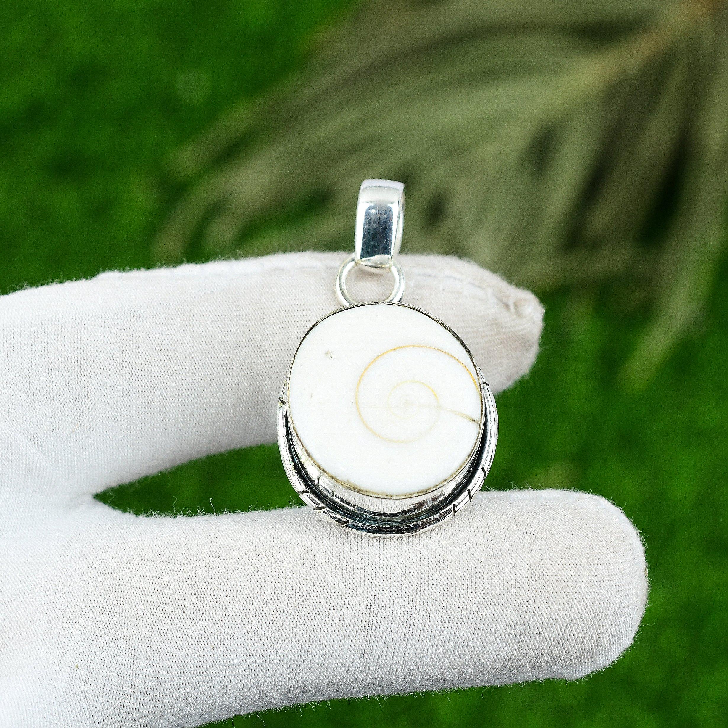 Круглый кулон из стерлингового серебра с уникальным драгоценным камнем «Глаз Шивы», элегантное украшение для мамы