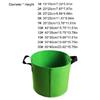 Nonwoven Fabric Grow Bags Garden Plant Pots with Handle Nonwoven Texture Suitable for Growth of Vegetables and Flowers